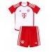 Bayern Munich Alphonso Davies #19 Koszulka Podstawowych Dziecięca 2023-24 Krótki Rękaw (+ Krótkie spodenki)